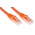 RS PRO Cat6 Male RJ45 to Male RJ45 Ethernet Cable, U/UTP, Orange LSZH Sheath, 1m
