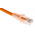 RS PRO Cat6 Male RJ45 to Male RJ45 Ethernet Cable, UTP, Orange LSZH Sheath, 2m