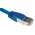 RS PRO Cat6 Male RJ45 to Male RJ45 Ethernet Cable, F/UTP, Blue LSZH Sheath, 25m
