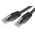 RS PRO Cat6 Male RJ45 to Male RJ45 Ethernet Cable, U/UTP, Black LSZH Sheath, 25m