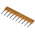 Bourns Bussed Resistor Network 4.7kΩ ±2% 9 Resistors, 1.25W Total, SIP package 4600X Through Hole
