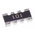 Bourns, CAY16 100Ω ±5% Isolated Resistor Array, 4 Resistors, 0.25W total, 1206 (3216M), Convex