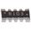 Bourns, CAY17 10kΩ ±5% Bussed Resistor Array, 8 Resistors, 0.25W total, 1206 (3216M), Convex