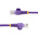 Startech Cat5e Male RJ45 to Male RJ45 Ethernet Cable, U/UTP, Purple PVC Sheath, 7m, CM Rated