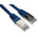 Decelect Cat5 Male RJ45 to Male RJ45 Ethernet Cable, F/UTP, Blue PVC Sheath, 2m