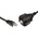 Bulgin Cat5e Straight Male RJ45 to Straight Male RJ45 Ethernet Cable, S/FTP, Black PUR Sheath, 2m