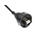 Bulgin Cat5e Straight Male RJ45 to Straight Male RJ45 Ethernet Cable, S/FTP, Black PUR Sheath, 2m
