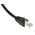 Bulgin Cat5e Straight Male RJ45 to Straight Male RJ45 Ethernet Cable, S/FTP, Black PUR Sheath, 2m