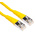 Roline Cat6 Male RJ45 to Male RJ45 Ethernet Cable, S/FTP, Yellow PVC Sheath, 15m