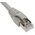 Weidmuller Cat6 Right Angle Male RJ45 to Straight Male RJ45 Ethernet Cable, S/FTP, Grey LSZH Sheath, 1m