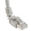 Weidmuller Cat6 Right Angle Male RJ45 to Straight Male RJ45 Ethernet Cable, S/FTP, Grey LSZH Sheath, 1m