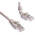 Weidmuller Cat6 Right Angle Male RJ45 to Straight Male RJ45 Ethernet Cable, S/FTP, Grey LSZH Sheath, 2m, Low Smoke Zero