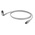 Weidmuller Cat6 Right Angle Male RJ45 to Straight Male RJ45 Ethernet Cable, S/FTP, Grey LSZH Sheath, 10m, Low Smoke