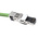 Weidmuller Cat5 M12 to RJ45 Ethernet Cable, Green PUR Sheath, 1m