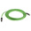 Weidmuller Cat5 M12 to RJ45 Ethernet Cable, Green PUR Sheath, 5m