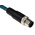 Phoenix Contact Cat5 Straight Male M12 to Straight Male RJ45 Ethernet Cable, Shielded, Blue PUR Sheath, 500mm, IEC