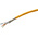 HARTING Cat6a Ethernet Cable, STP, Yellow PUR Sheath, 50m, Flame Retardant