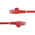 StarTech.com Cat6 Straight Male RJ45 to Straight Male RJ45 Ethernet Cable, U/UTP, Red PVC Sheath, 2m, CMG Rated