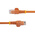 Startech Cat6 Male RJ45 to Male RJ45 Ethernet Cable, U/UTP, Orange PVC Sheath, 2m, CMG Rated