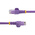 Startech Cat6 Male RJ45 to Male RJ45 Ethernet Cable, U/UTP, Purple PVC Sheath, 7m, CMG Rated