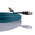 Phoenix Contact Cat6a Straight Male M12 to Straight Male RJ45 Ethernet Cable, Blue, 5m