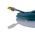 Phoenix Contact Cat6a Straight Male M12 to Straight Male RJ45 Ethernet Cable, Blue, 5m