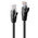 Lindy Electronics Cat6 Male RJ45 to Male RJ45 Ethernet Cable, U/UTP, Black PVC Sheath, 1m