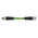 TE Connectivity Cat5e M12 to M12 Ethernet Cable, Green PVC Sheath, 1.5m