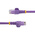 StarTech.com Cat6 Straight Male RJ45 to Straight Male RJ45 Ethernet Cable, U/UTP, Purple PVC Sheath, 7.5m, CMG Rated