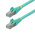 StarTech.com Cat6a Straight Male RJ45 to Straight Male RJ45 Ethernet Cable, Braid, Light Blue LSZH Sheath, 1m, Low