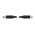 TE Connectivity Straight Female SPE to Straight Male SPE Ethernet Cable, Shielded, Black Nylon Sheath, 1m