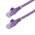 StarTech.com Cat6 Male RJ45 to Male RJ45 Ethernet Cable, U/UTP, Purple PVC Sheath, 0.5m, CMG Rated