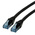 Roline Cat6a Male RJ45 to Male RJ45 Ethernet Cable, U/UTP, Black LSZH Sheath, 300mm, Low Smoke Zero Halogen (LSZH)