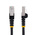 StarTech.com Cat6a Straight Male RJ45 to Straight Male RJ45 Ethernet Cable, Braid, Black LSZH Sheath, 10m, Low Smoke
