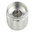 RS PRO Potentiometer Knob, Grub Screw Type, 15mm Knob Diameter, Silver, 6.4mm Shaft