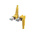 HARTING Cat6a All Directions Male RJ45 to All Directions Male RJ45 Ethernet Cable, S/FTP, Yellow PUR Sheath, 3m,