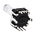 TE Connectivity 24 Pulse Incremental Mechanical Rotary Encoder with a 6.8 mm Knurl Shaft (Not Indexed), Through Hole