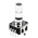 TE Connectivity 24 Pulse Incremental Mechanical Rotary Encoder with a 6.8 mm Knurl Shaft (Not Indexed), Through Hole
