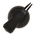 RS PRO 32mm Black Potentiometer Knob for 6.4mm Shaft