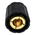 Sifam 15.5mm Black Potentiometer Knob for 6.35mm Shaft Splined, S150250-BLK