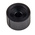 RS PRO 22mm Black Potentiometer Knob for 6.4mm Shaft Splined