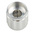 RS PRO 15mm Silver Potentiometer Knob for 6.4mm Shaft Splined