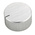 RS PRO 28mm Silver Potentiometer Knob for 6.4mm Shaft Splined