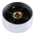 RS PRO 32mm Silver Potentiometer Knob for 6.4mm Shaft Splined