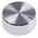 RS PRO 32mm Silver Potentiometer Knob for 6.4mm Shaft Splined