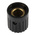 RS PRO 14mm Black Potentiometer Knob for 6.35mm Shaft Splined