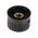 RS PRO 29.5mm Black Potentiometer Knob for 6.35mm Shaft Splined