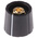 Sifam 21mm Black Potentiometer Knob for 6.35mm Shaft Splined, S211 250BK