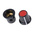 RS PRO 11.6mm Black, Red Potentiometer Knob for 3.2mm Shaft