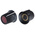 RS PRO 16.2mm Black, Red Potentiometer Knob for 6mm Shaft Splined